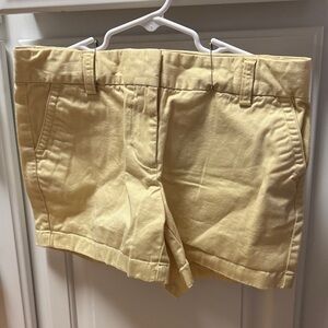 Vineyard Vines Girls Pale Yellow Bermuda Shorts